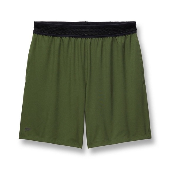 Fabletics Men’s The Fundamental Athletic Shorts in Olive Green Size M - Picture 1 of 14